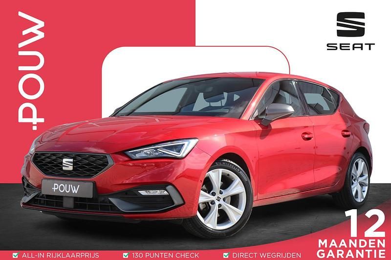Rood Gebruikt 2021 Seat Leon Business Hatchback | € 19.950 (Eerlijke prijs) - Afbeelding 1/4