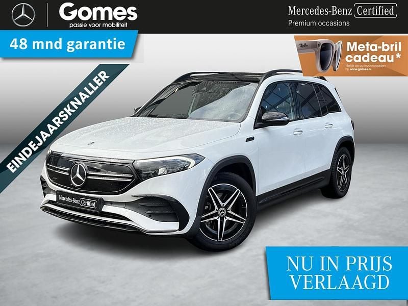 Wit Gebruikt 2022 Mercedes EQB300 AMG line SUV | € 34.950 (Eerlijke prijs) - Afbeelding 1/4