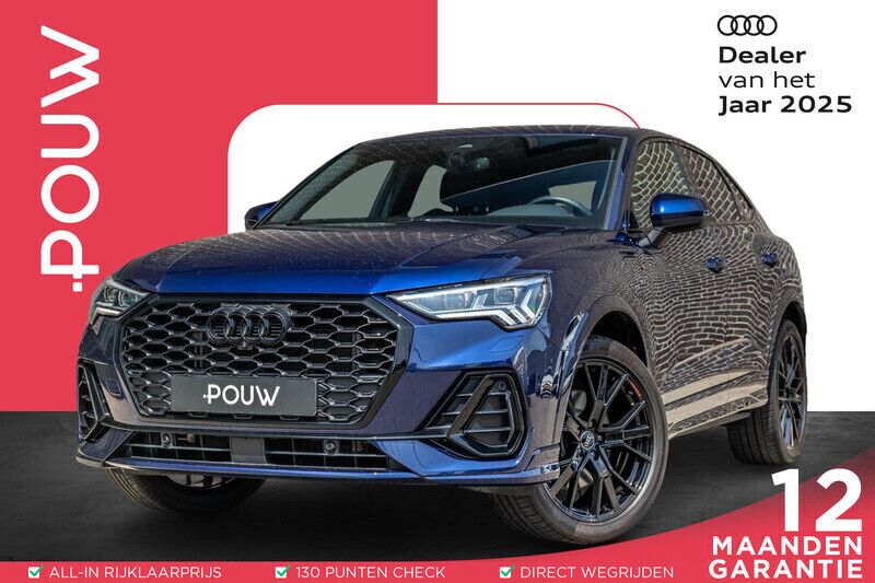 Blauw Gebruikt 2021 Audi Q3 Basis SUV | € 41.900 - Afbeelding 1/3