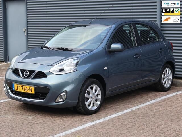 Groen Occasion 2016 Nissan Micra Acenta Hatchback | € 6.199 (Eerlijke prijs) - Afbeelding 1/4