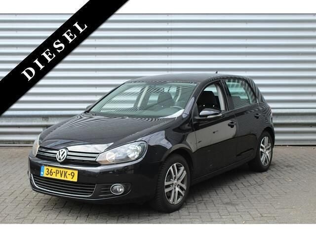 Zwart Gebruikt 2011 VW Golf VI Highline Hatchback | € 4.950 (Eerlijke prijs) - Afbeelding 1/4
