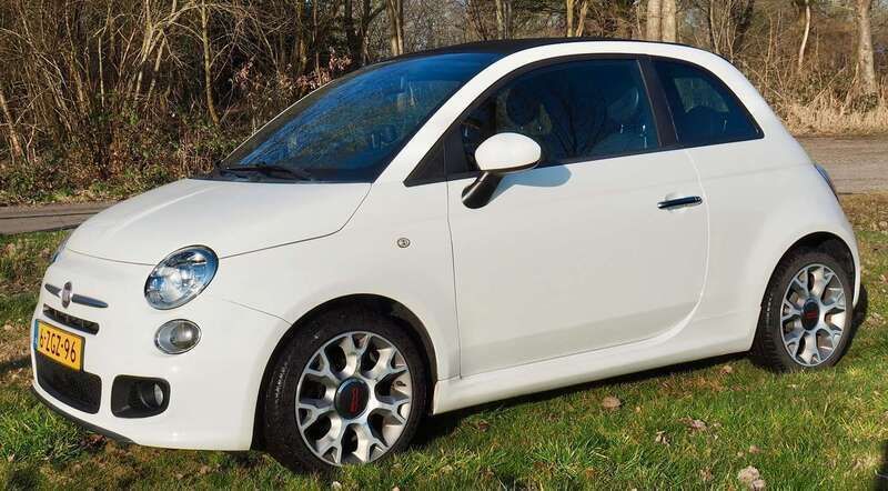 Wit Gebruikt 2015 Fiat 500 Cabriolet | € 8.999 (Eerlijke prijs) - Afbeelding 1/4