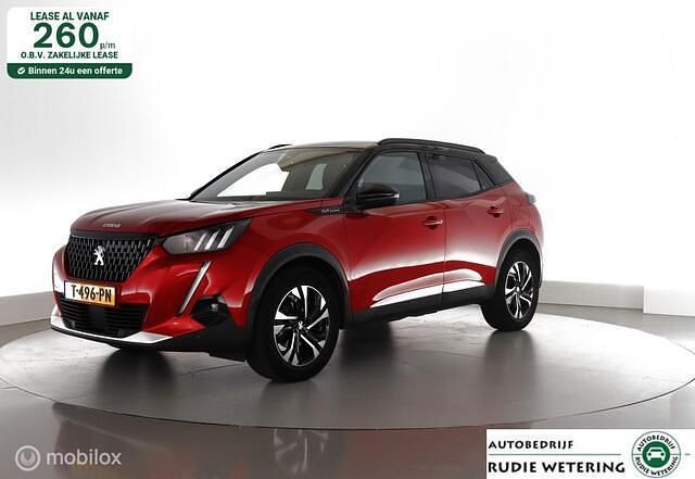 Rood Occasion 2020 Peugeot 2008 GT-line SUV | € 19.450 (Eerlijke prijs) - Afbeelding 1/4