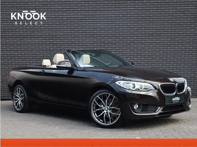 Bruin Gebruikt 2016 BMW 218 Executive Cabriolet | € 19.950 (Eerlijke prijs) - Afbeelding 1/4