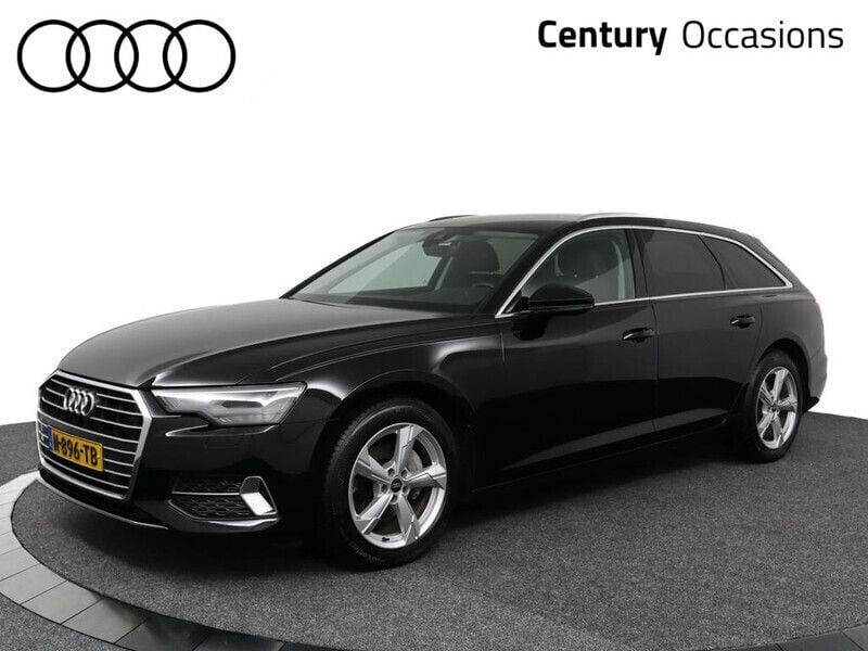 Zwart Gebruikt 2022 Audi A6 Advanced Stationwagen | € 35.995 - Afbeelding 1/4