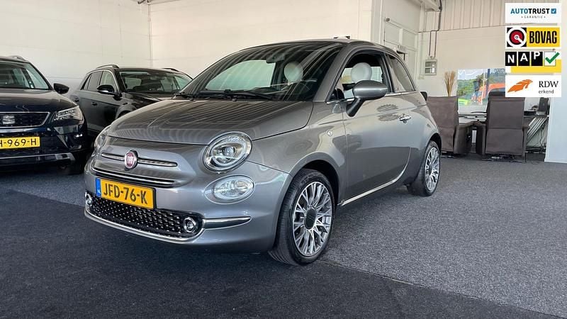 Grijs Gebruikt 2021 Fiat 500C Cabriolet | € 13.300 (Goede deal) - Afbeelding 1/4