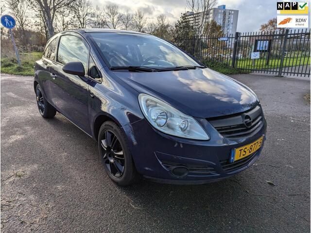 Blauw Gebruikt 2009 Opel Corsa Selection Hatchback | € 1.895 (Eerlijke prijs) - Afbeelding 1/4