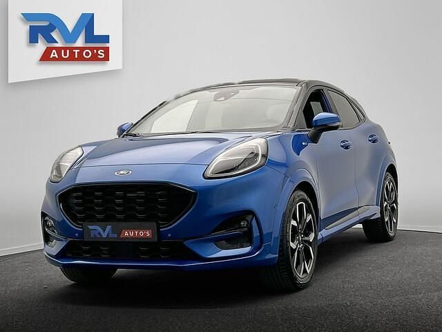 Blauw Occasion 2021 Ford Puma ST-Line SUV | € 20.500 (Eerlijke prijs) - Afbeelding 1/4