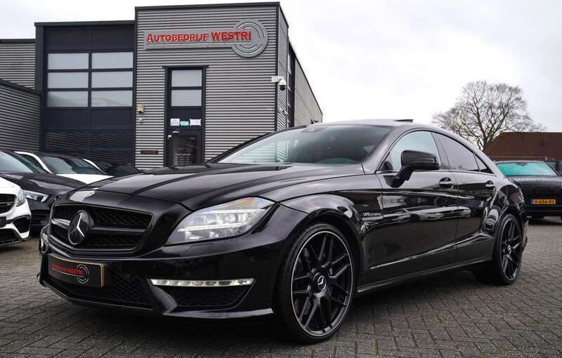 Zwart, metallic lak Gebruikt 2013 Mercedes CLS63 AMG AMG Sedan | € 28.775 - Afbeelding 1/4