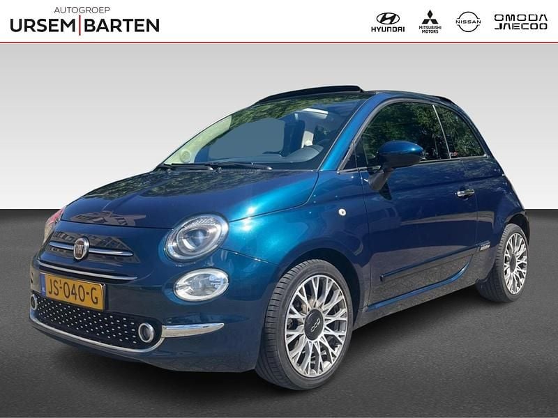 Blauw Gebruikt 2016 Fiat 500C Lounge Cabriolet | € 7.430 (Goede deal) - Afbeelding 1/4