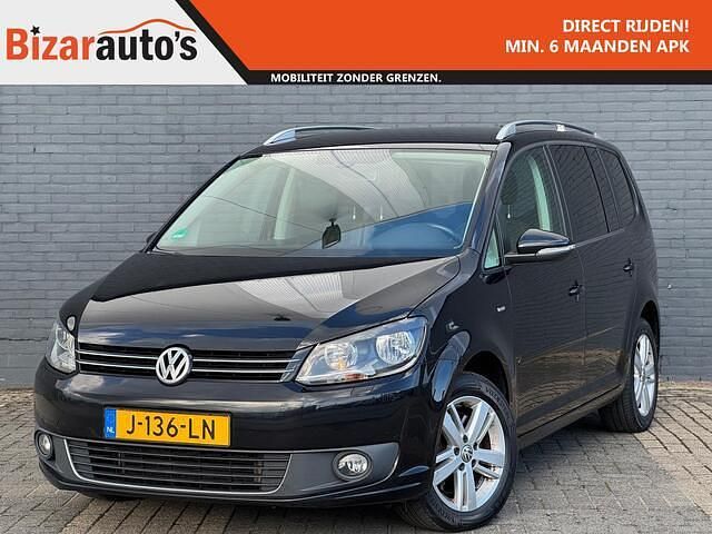 Zwart Gebruikt 2012 VW Touran Highline MPV | € 8.925 (Eerlijke prijs) - Afbeelding 1/4