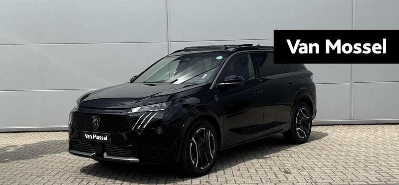 Zwart Nieuw 2025 Peugeot e-5008 Avantage SUV | € 53.507 (Eerlijke prijs) - Afbeelding 1/4