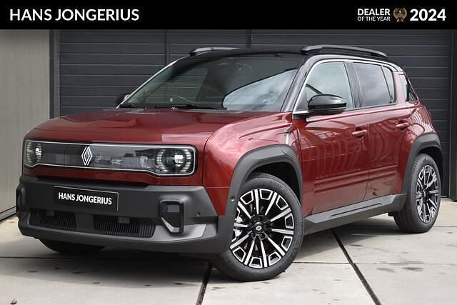 Twotone rouge carmin / noir étoilé (rood metallic) Nieuw 2025 Renault R4 Iconic SUV | € 36.315 - Afbeelding 1/4