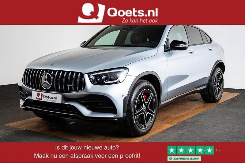 Grijs Gebruikt 2021 Mercedes GLC300 Premium Plus Coupé | € 49.950 (Goede deal) - Afbeelding 1/4