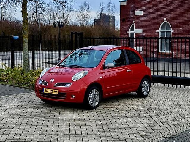 Occasion Nissan Micra Acenta 65 PK (47 kW) 2009 Rood Hatchback
