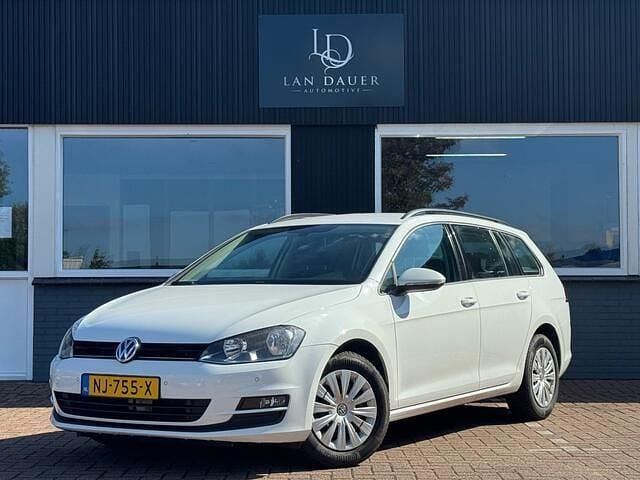Wit Gebruikt 2017 VW Golf VII Stationwagen | € 12.700 (Super prijs) - Afbeelding 1/4