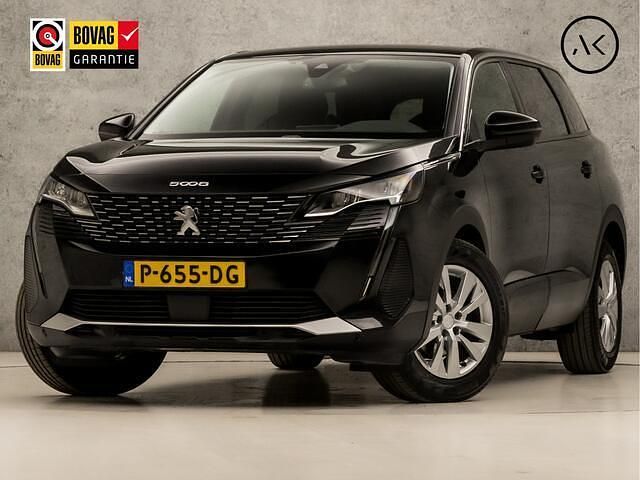 Zwart Gebruikt 2022 Peugeot 5008 Sport MPV | € 18.945 (Goede deal) - Afbeelding 1/4