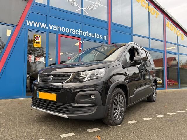 Zwart Gebruikt 2021 Peugeot Rifter MPV | € 23.900 (Super prijs) - Afbeelding 1/4