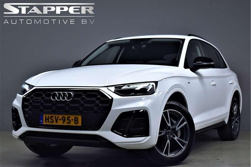 Wit Gebruikt 2021 Audi Q5 S-Line SUV | € 39.995 (Super prijs) - Afbeelding 1/4