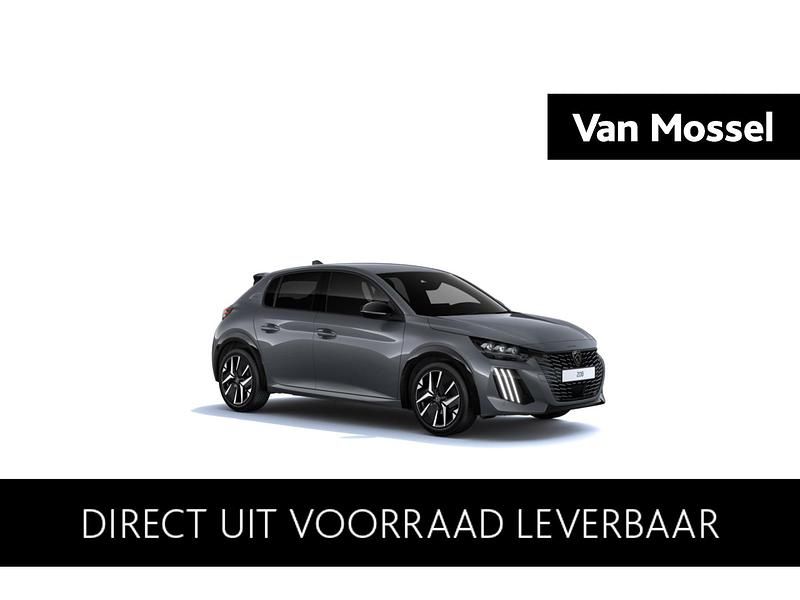 Grijs Nieuw 2025 Peugeot 208 GT-line Hatchback | € 37.293 - Afbeelding 1/4