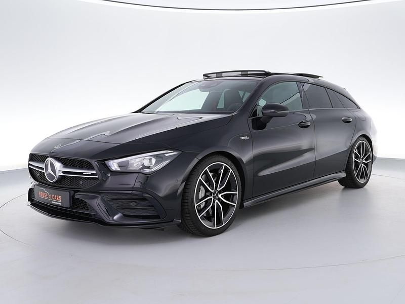 Zwart Gebruikt 2019 Mercedes CLA35 AMG Premium Plus Sedan | € 45.990 (Iets duurder) - Afbeelding 1/4