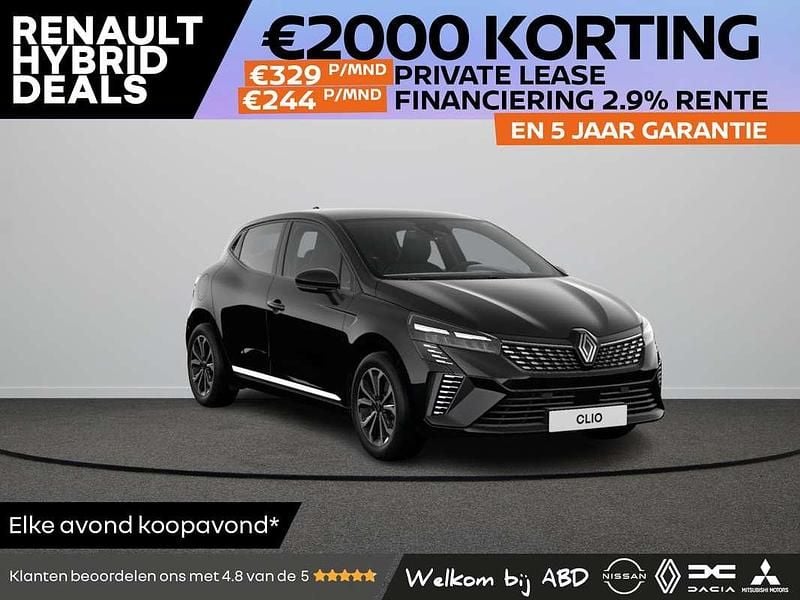 Zwart Nieuw 2025 Renault Clio V Techno Hatchback | € 28.090 (Eerlijke prijs) - Afbeelding 1/2