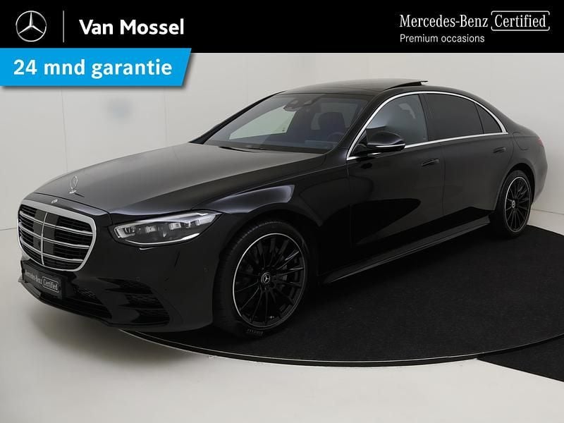 Zwart Gebruikt 2022 Mercedes S580 AMG line Sedan | € 94.945 (Super prijs) - Afbeelding 1/4