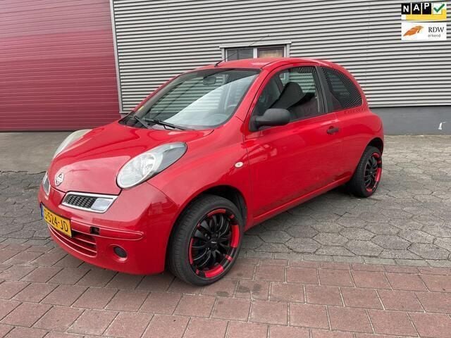Rood Gebruikt 2010 Nissan Micra Hatchback | € 1.299 (Goede deal) - Afbeelding 1/4
