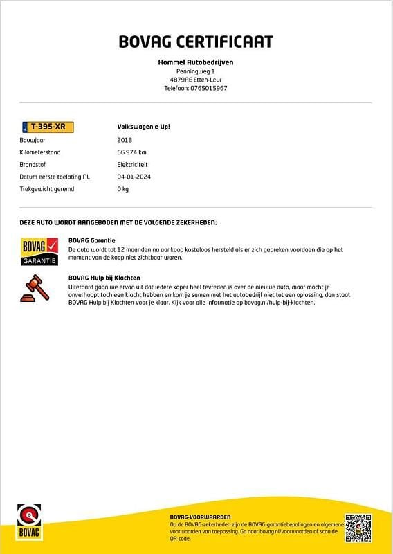 Occasion VW e-up! 39 kW (54 PK) 2024 Grijs Hatchback