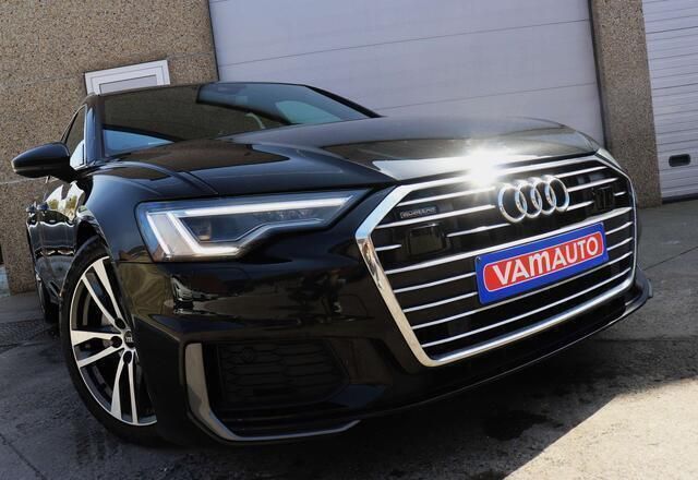 Zwart Gebruikt 2022 Audi A6 S-Line Stationwagen | € 24.950 - Afbeelding 1/4