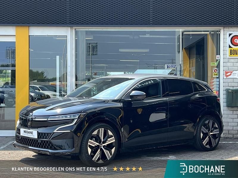 Nieuw Renault Megane E-Tech Iconic 160 kW (218 PK) 2025 Black gne + grey kqg (biywx) Hatchback