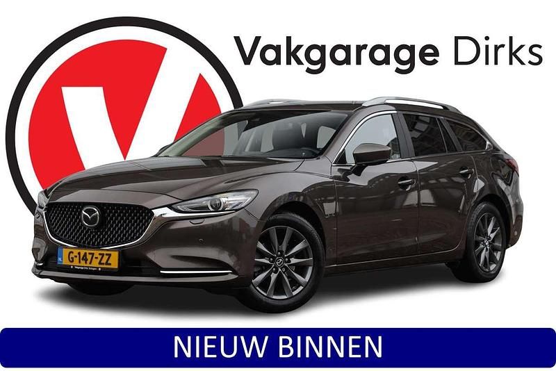 Bruin Occasion 2019 Mazda 6 Comfort Stationwagen | € 19.940 (Eerlijke prijs) - Afbeelding 1/3