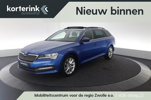 Blauw Gebruikt 2020 Skoda Superb Business Line Stationwagen | € 23.890 (Goede deal) - Afbeelding 1/4