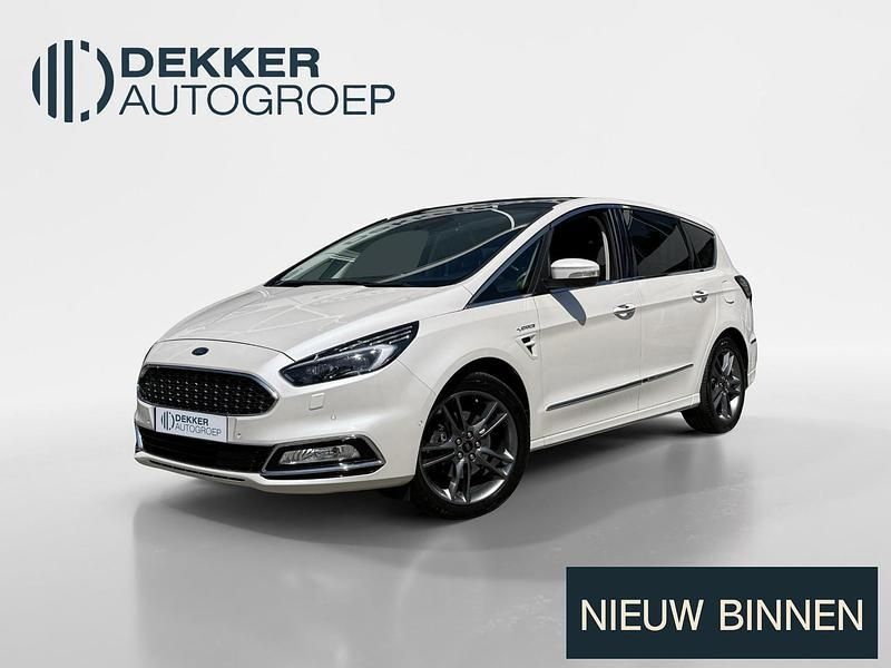 Wit Gebruikt 2017 Ford S-MAX Vignale MPV | € 29.945 - Afbeelding 1/4