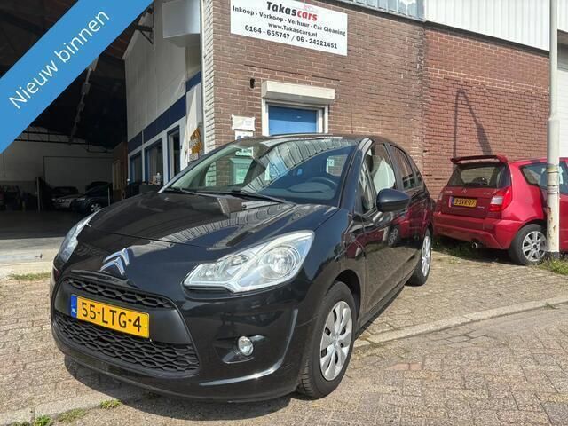Zwart Gebruikt 2010 Citroën C3 Dynamique Hatchback | € 3.449 (Eerlijke prijs) - Afbeelding 1/4