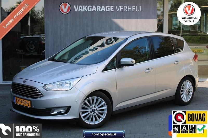 Grijs Gebruikt 2016 Ford C-MAX Titanium MPV | € 10.795 (Eerlijke prijs) - Afbeelding 1/4