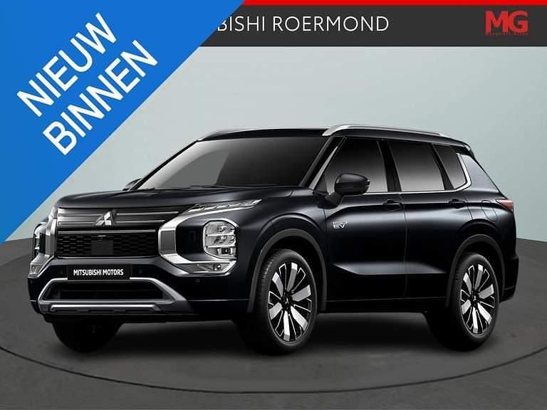 Zwart Nieuw 2025 Mitsubishi Outlander P-HEV Instyle SUV | € 55.390 (Super prijs) - Afbeelding 1/1