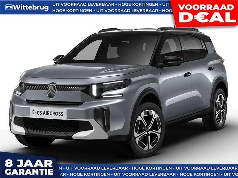 Grijs Nieuw 2025 Citroën e-C3 Aircross Comfort SUV | € 29.888 - Afbeelding 1/4