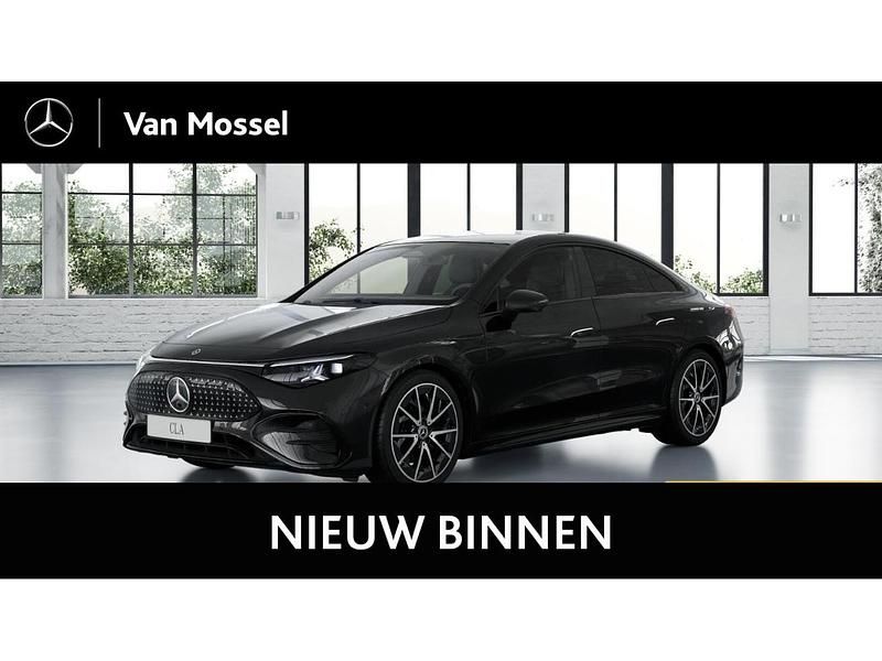 Zwart Nieuw 2025 Mercedes CLA 250+ Edition Sedan | € 59.854 (Eerlijke prijs) - Afbeelding 1/3