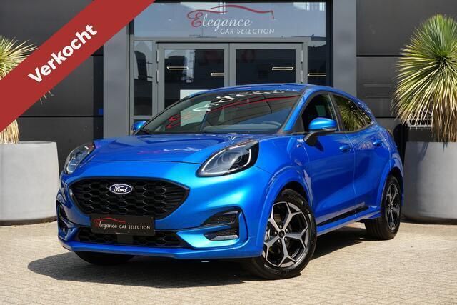 Blauw Nieuw 2025 Ford Puma ST-Line SUV | € 29.950 (Super prijs) - Afbeelding 1/4