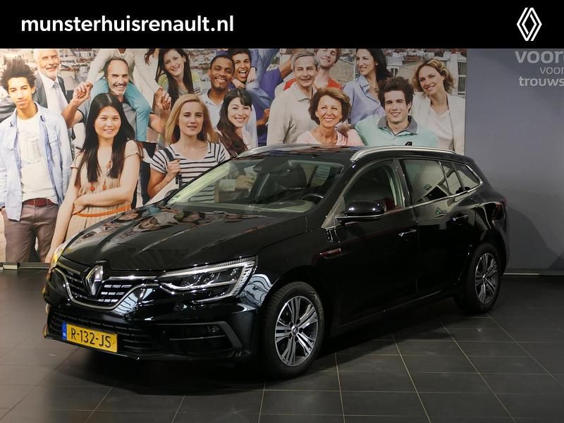 Occasion Renault Mégane GrandTour Intens 142 PK (104 kW) 2022 Zwart (metallic) Stationwagen