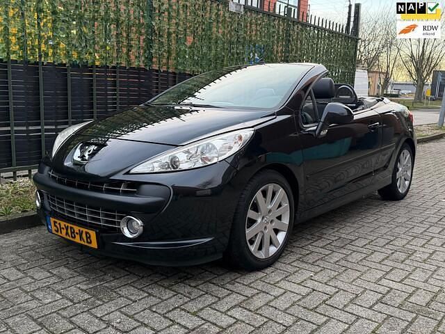 Zwart Gebruikt 2007 Peugeot 207 CC Sport Cabriolet | € 2.290 (Eerlijke prijs) - Afbeelding 1/4