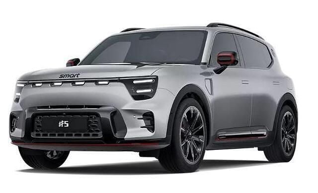 Zilver Nieuw 2026 Smart #5 Brabus SUV | € 58.960 (Super prijs) - Afbeelding 1/4