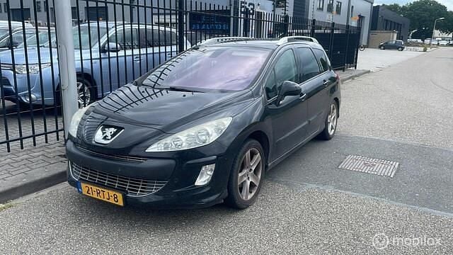 Zwart Gebruikt 2011 Peugeot 308 SW Allure Stationwagen | € 999 (Super prijs) - Afbeelding 1/4