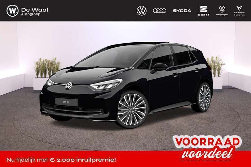 Zwart Nieuw 2025 VW ID.3 Edition Hatchback | € 32.995 (Eerlijke prijs) - Afbeelding 1/4