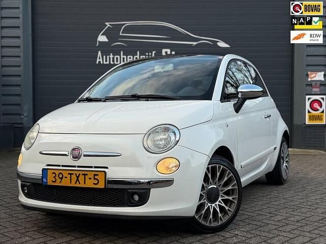 Wit Occasion 2012 Fiat 500C Lounge Cabriolet | € 4.950 (Goede deal) - Afbeelding 1/4