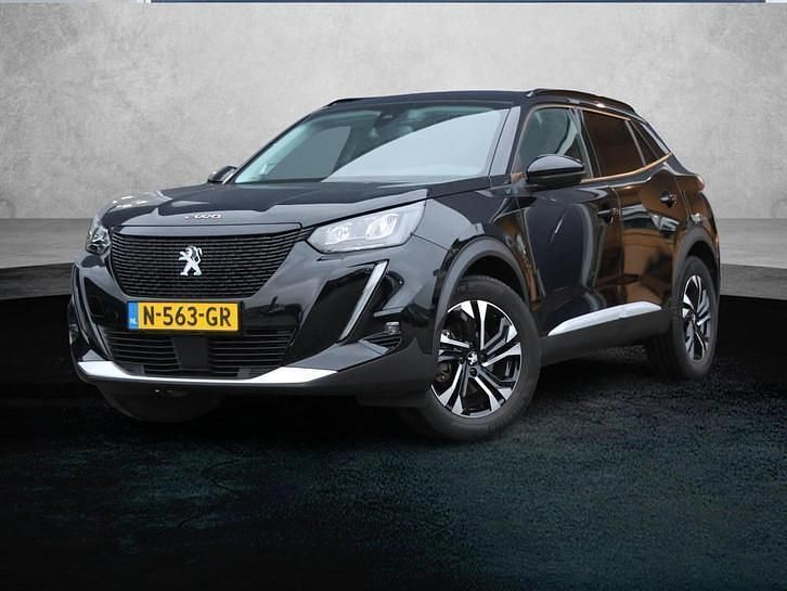 Zwart Occasion 2021 Peugeot e-2008 Allure SUV | € 18.320 (Iets duurder) - Afbeelding 1/4