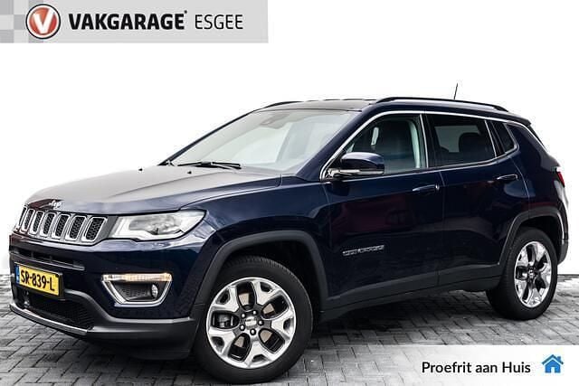 Blauw Gebruikt 2018 Jeep Compass Opening Edition SUV | € 21.945 (Eerlijke prijs) - Afbeelding 1/4