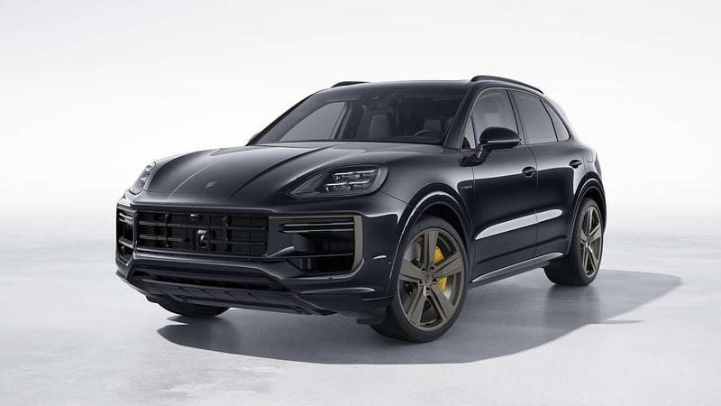 Zwart Nieuw 2025 Porsche Cayenne Turbo E-Hybrid SUV | € 248.546 (Super prijs) - Afbeelding 1/4