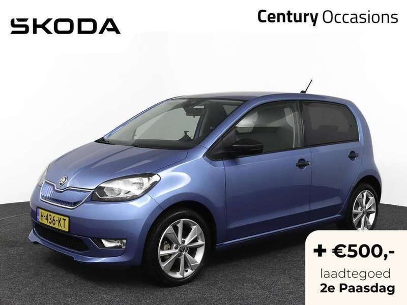 Blauw Gebruikt 2020 Skoda Citigo-e IV Ambition Hatchback | € 11.990 (Eerlijke prijs) - Afbeelding 1/4